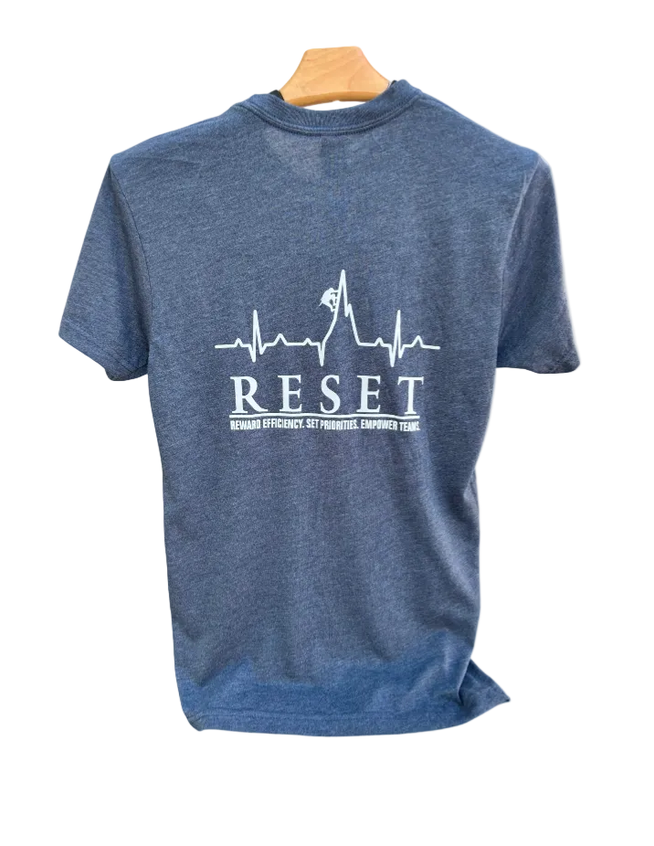 RESET Super Soft T-Shirt Unisex vintage Navy