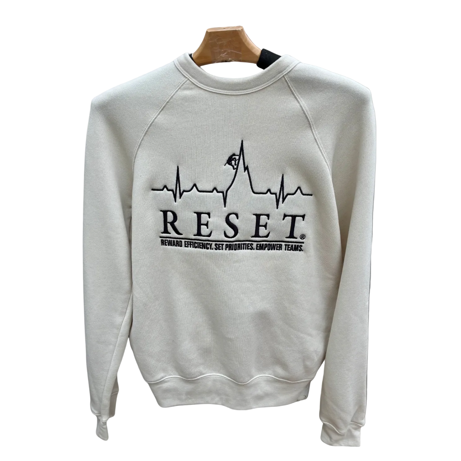 Cream Super-soft crewneck Sweatshirt