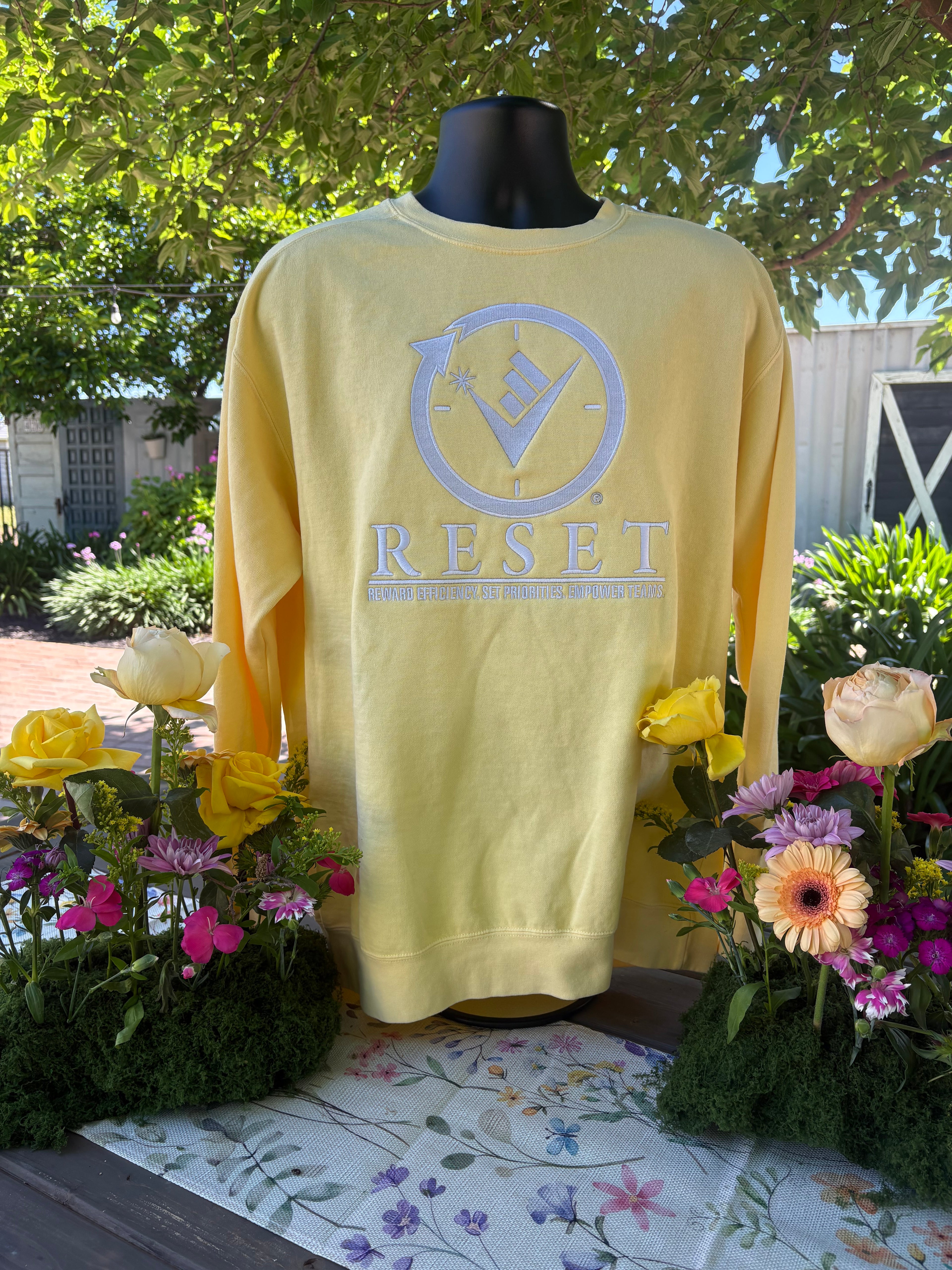 RESET Yellow Compass Sweatshirt