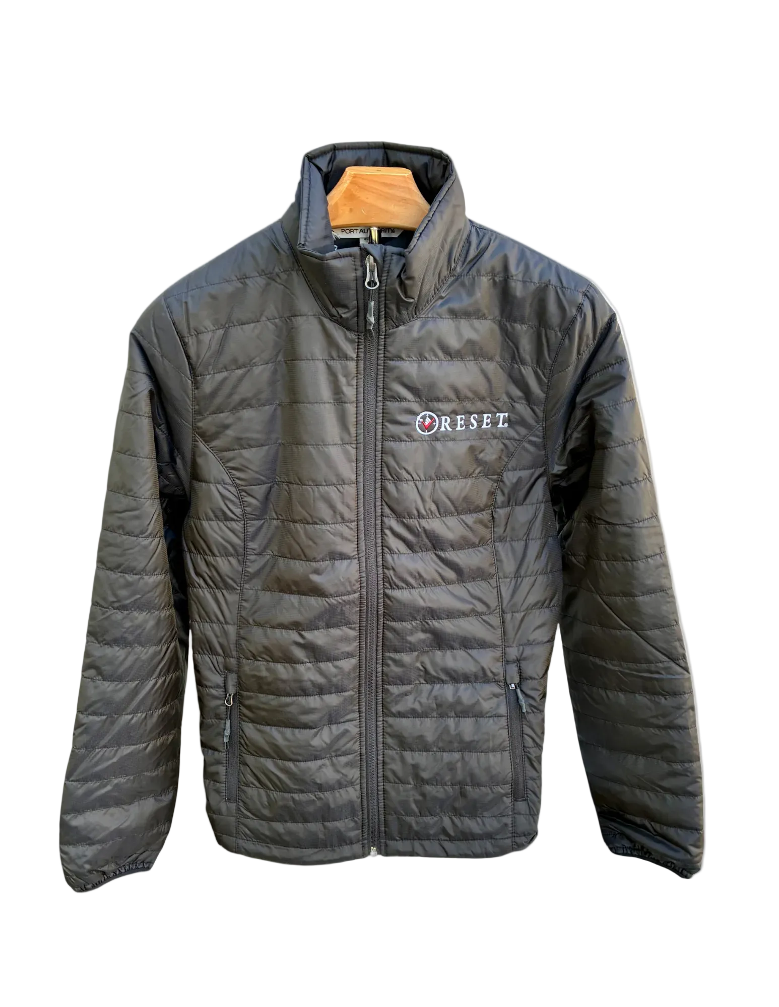 Men's Black Packable Puffy Jacket